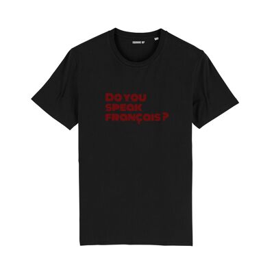 T-shirt "Do you speak français ?" - Femme - Couleur Noir