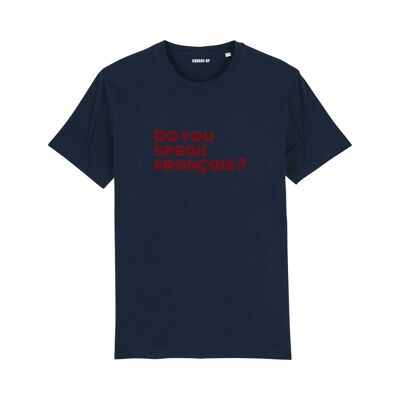 "Do you speak French?" T-shirt - Women - Color Navy Blue