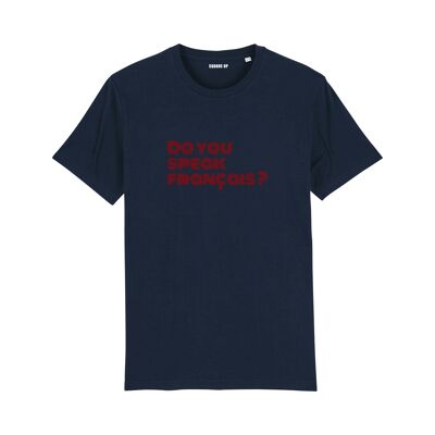 T-shirt "Do you speak français ?" - Femme - Couleur Bleu Marine