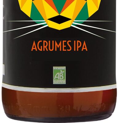 Bière bio - ermin - agrumes ipa 33cl