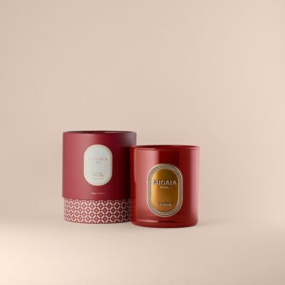 TAMARA SCENTED CANDLE - MADE IN FRANCE - VEGETABLE WAX - AMBER NOTES