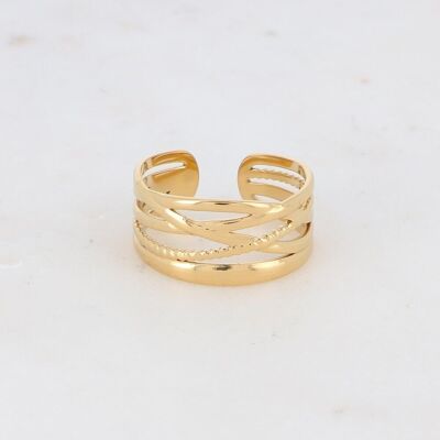 Golden Alexandrea ring