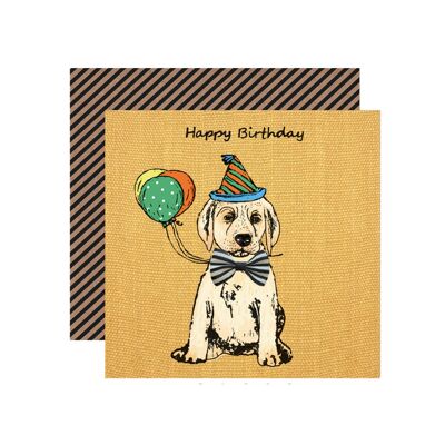 Handmade Birthday Labrador Dog Greetings Card
