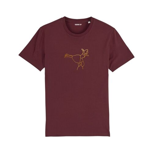 T-shirt "Dirty Dancing" - Femme - Couleur Bordeaux