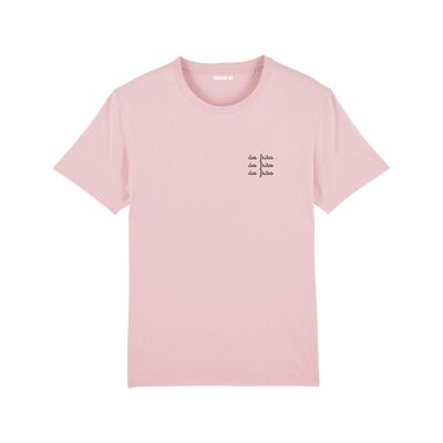 T-Shirt "Pommes Frites Pommes" - Damen - Rosa Farbe