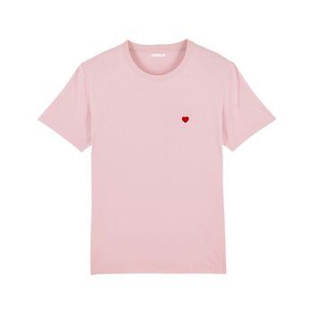 T-shirt "Coeur" - Femme - Couleur Rose