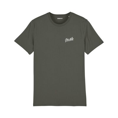 T-Shirt "Chic Fille" - Damen - Farbe Khaki