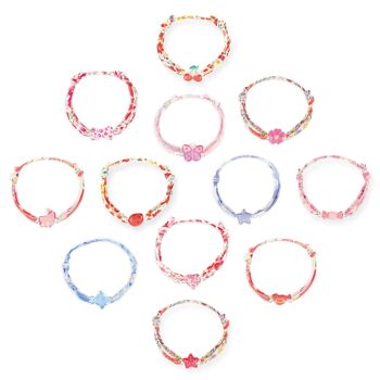 Bijoux Enfants Filles - Assortiment 24 bracelets Liberty réglables pour fille 1