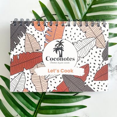 LET’S COOK – LEAF themed notebook