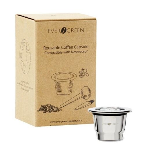 Capsule réutilisable Evergreen® pour Nespresso® - 1 capsule