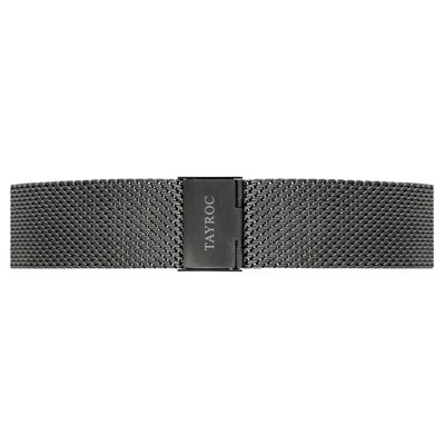 Gun Metal Meshband Strap 22mm