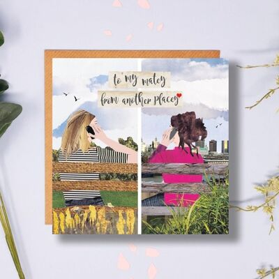Long Distance Friendship Card, Friendship Card, Matey From another Placey