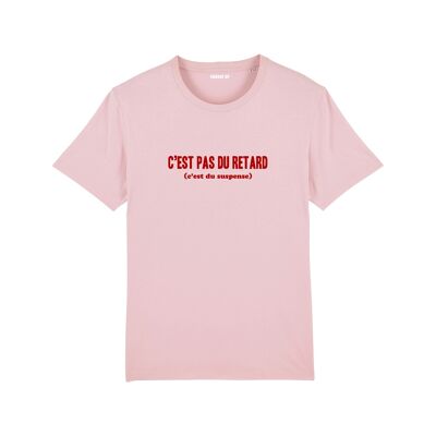 "It's not late" T-shirt - Woman - Pink color