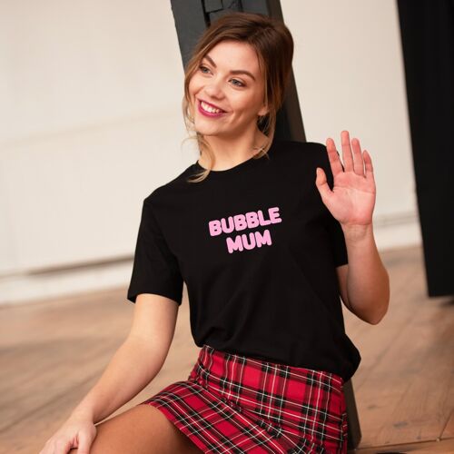 T-shirt "Bubble Mum" Femme - Couleur Noir
