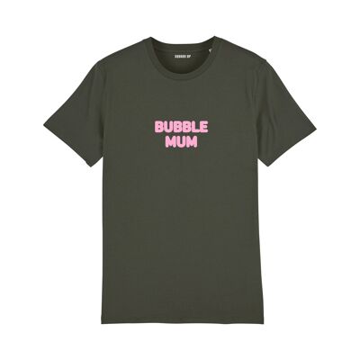 T-Shirt "Bubble Mum" für Frauen - Farbe Khaki