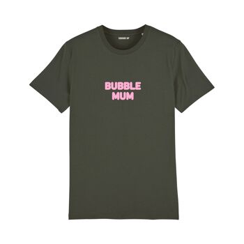 T-shirt "Bubble Mum" Femme - Couleur Kaki