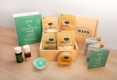 WAAM Cosmetics – Coffret "Mes cosmétiques solides"