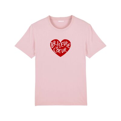 T-shirt "Briseuse de c½ur" - Femme - Couleur Rose
