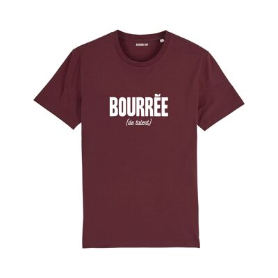 "Bourrée de talent" T-shirt - Woman - Bordeaux color