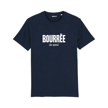 T-shirt "Bourrée de talent" - Femme - Couleur Bleu Marine