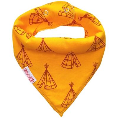 Point bib World of Tipi - baby bib