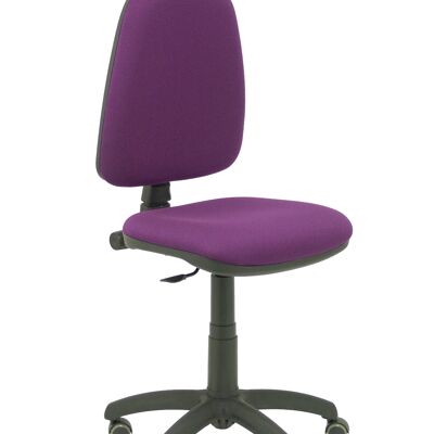 Chaise bali Ayna violette à roulettes parquet