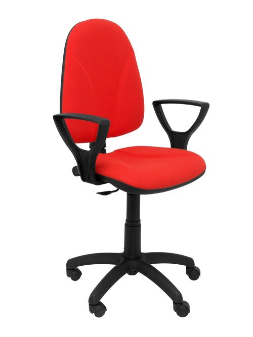 Silla Algarra rojo brazos fijos