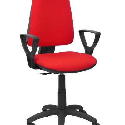 Elche CP bali red chair with fixed arms