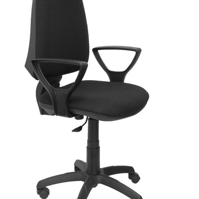 Elche CP bali black chair with fixed arms