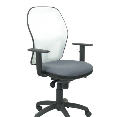 Jorquera white mesh chair dark gray bali seat