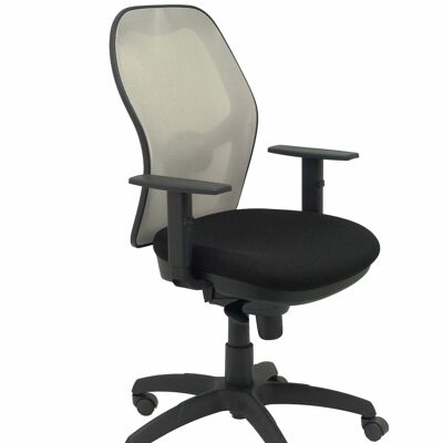 Jorquera gray mesh chair black bali seat
