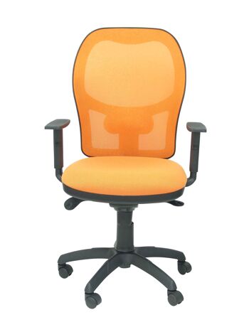 Chaise Jorquera résille orange assise bali orange 3