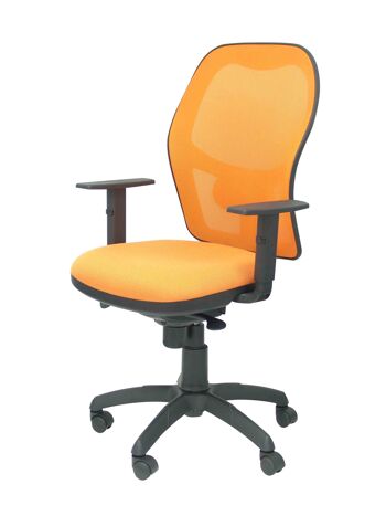 Chaise Jorquera résille orange assise bali orange 4
