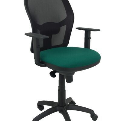 Jorquera black mesh chair green bali seat