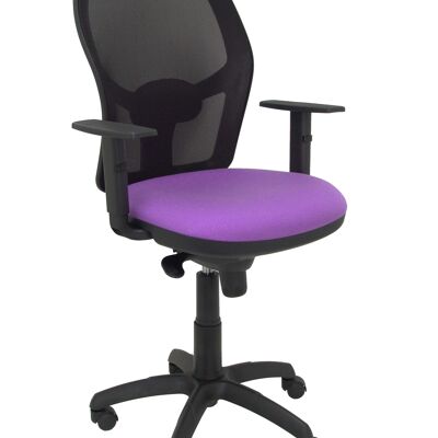 Jorquera black mesh chair lilac bali seat