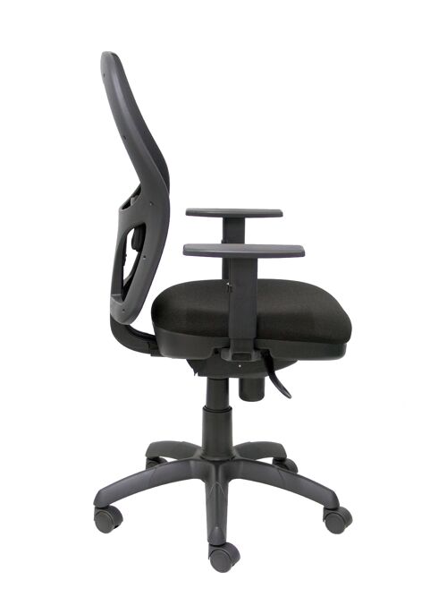 Silla Jorquera malla negra asiento bali negro