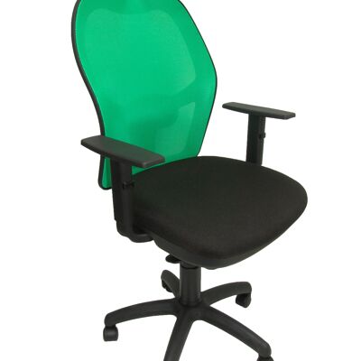 Jorquera chair green mesh seat bali black