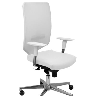 Ossa white imitation leather white chair