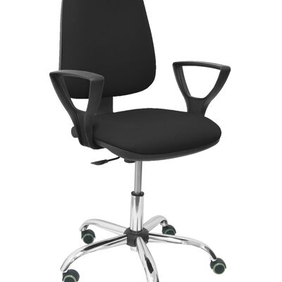 Socovos bali black chair with fixed arms