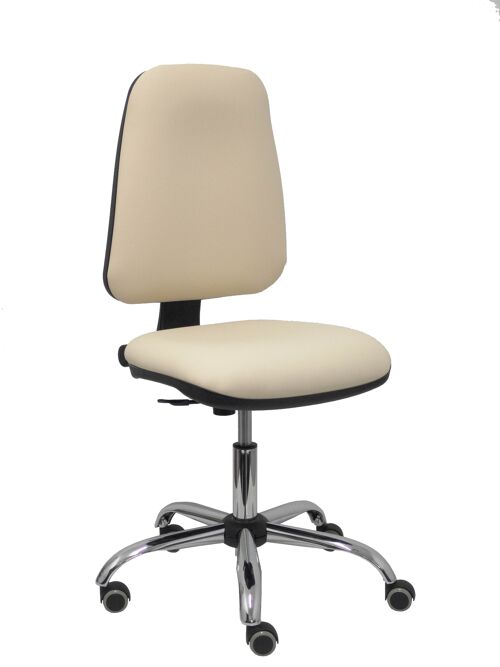 Silla Socovos similpiel crema