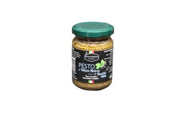 Pesto d'Olives noires et basilic AOP 1