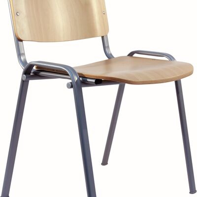 Roda wooden chair with gray structure