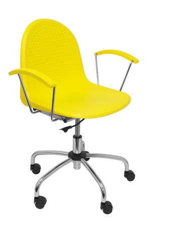 Chaise jaune pivotante Ves 1