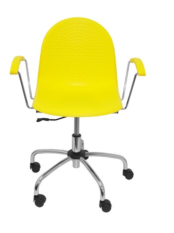 Chaise jaune pivotante Ves 3