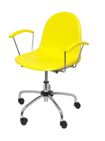 Chaise jaune pivotante Ves 4