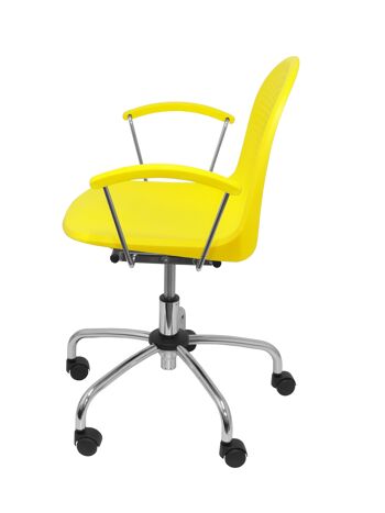 Chaise jaune pivotante Ves 5