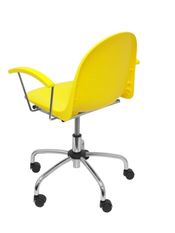 Chaise jaune pivotante Ves 6