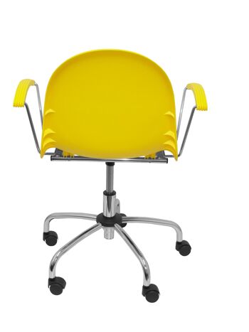 Chaise jaune pivotante Ves 7