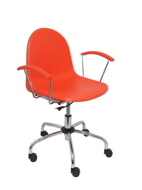 Silla Ves giratoria color naranja