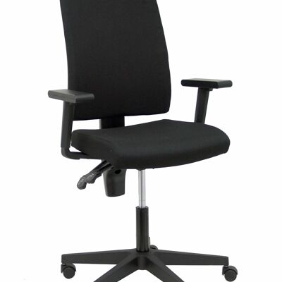 Lezuza aran black chair with adjustable arms
